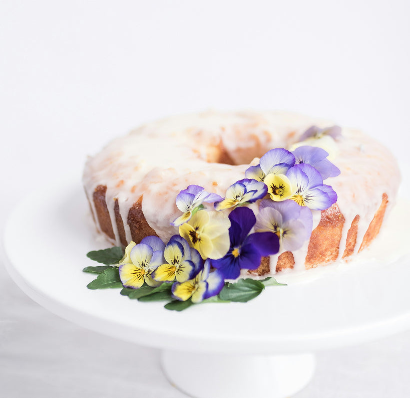 Citrus-infused pastries or sorbet